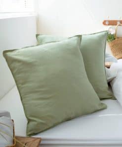 Fundas de Almohada Euro Simple&Opulence 100% Lino Lavado