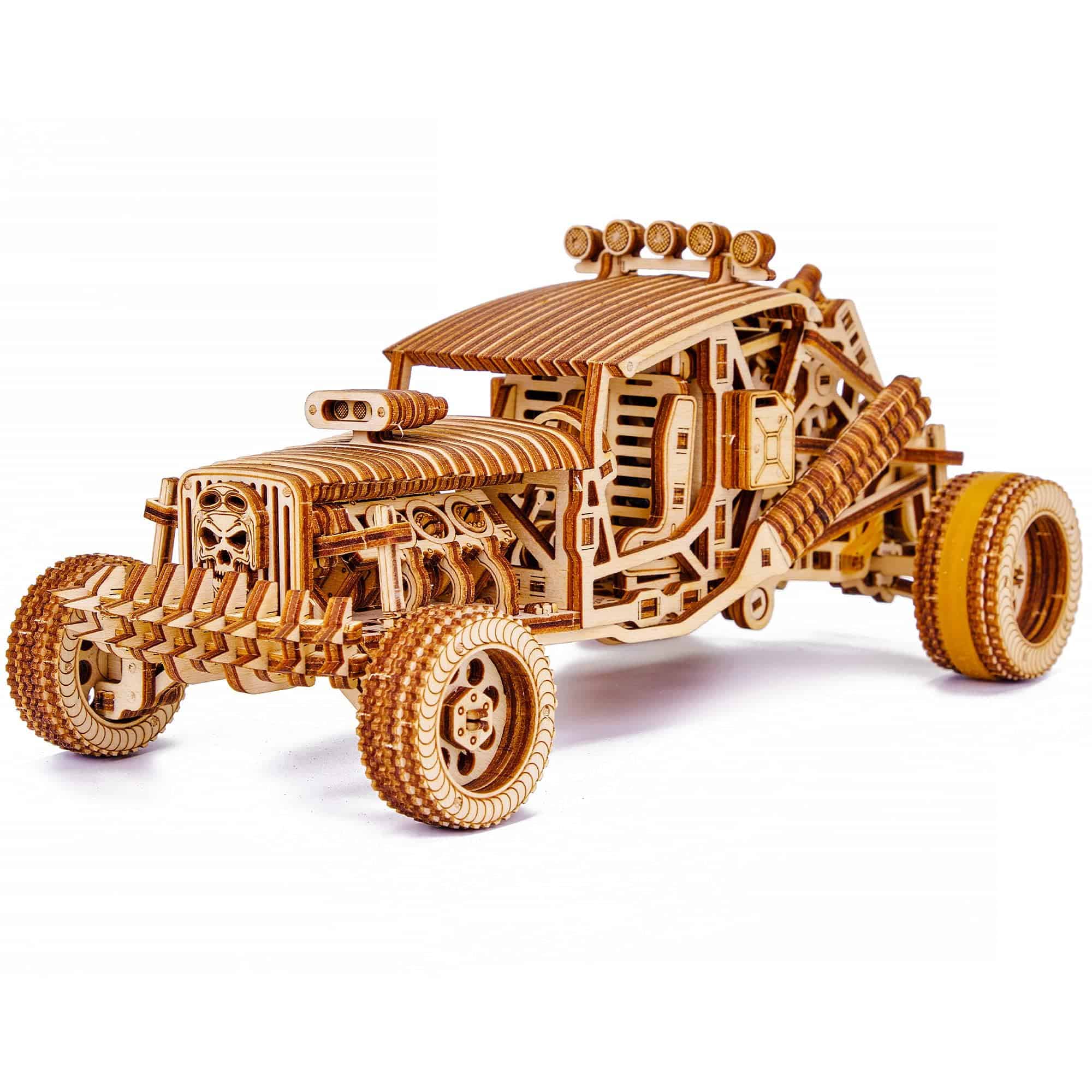 Rompecabezas de Madera Wood Trick Mad Buggy Car 3D para