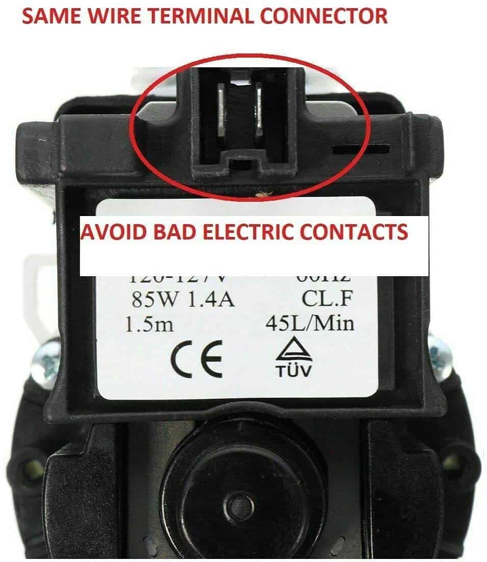 Bomba de desagüe de agua para lavadora de carga frontal - Imagen 6