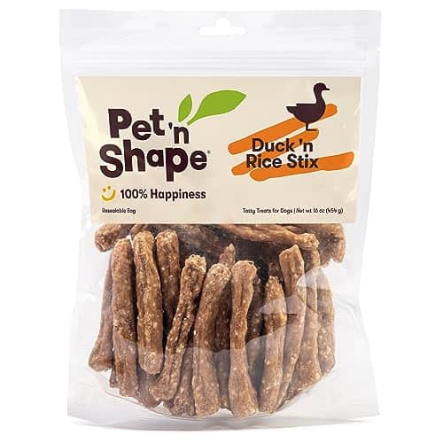 Premios para Perros Pet 'n Shape Duck 'n Rice Stix - 1 Libra - Imagen 8