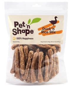 Premios para Perros Pet 'n Shape Duck 'n Rice Stix - 1 Libra