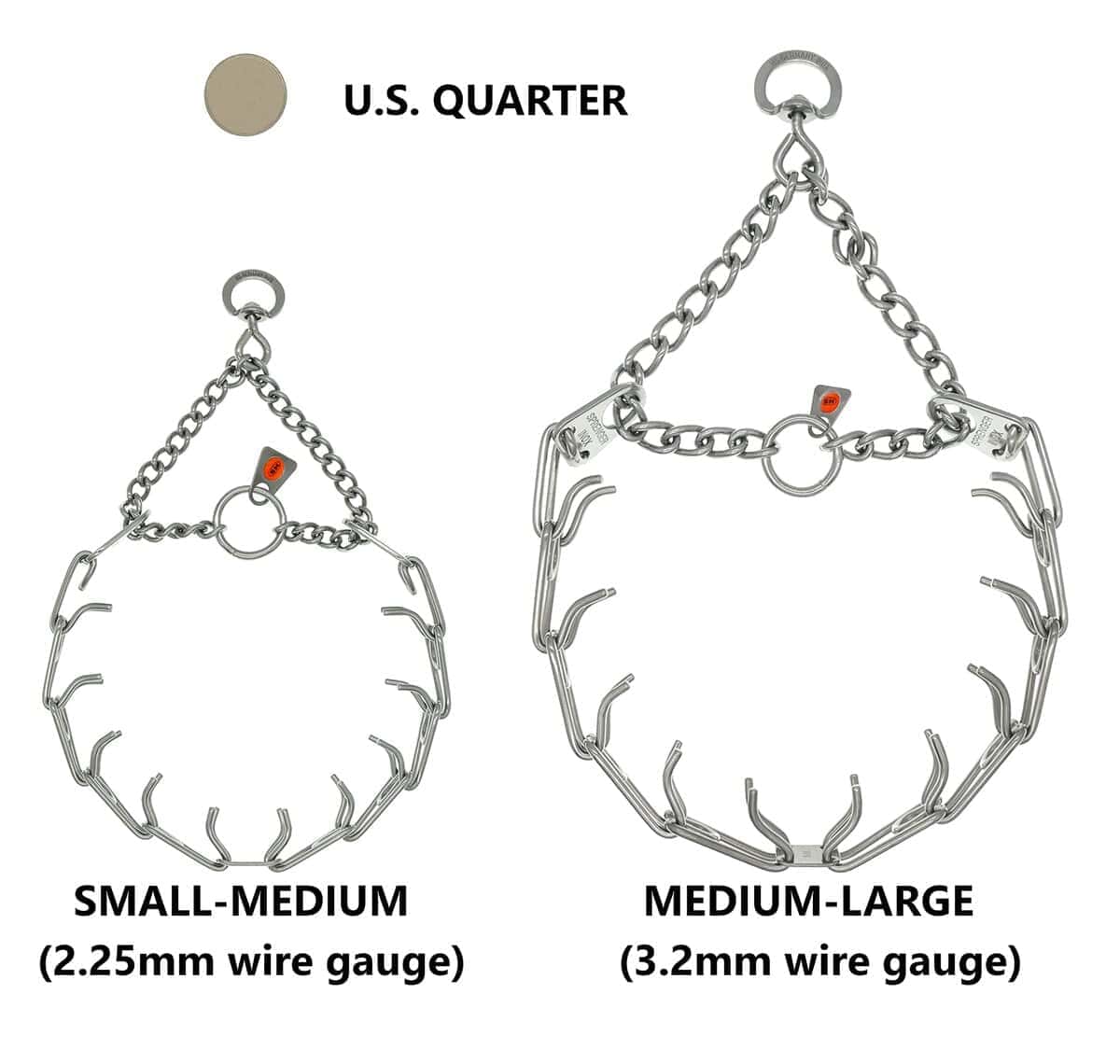 Collar para perros de acero inoxidable Herm Sprenger con - Imagen 8