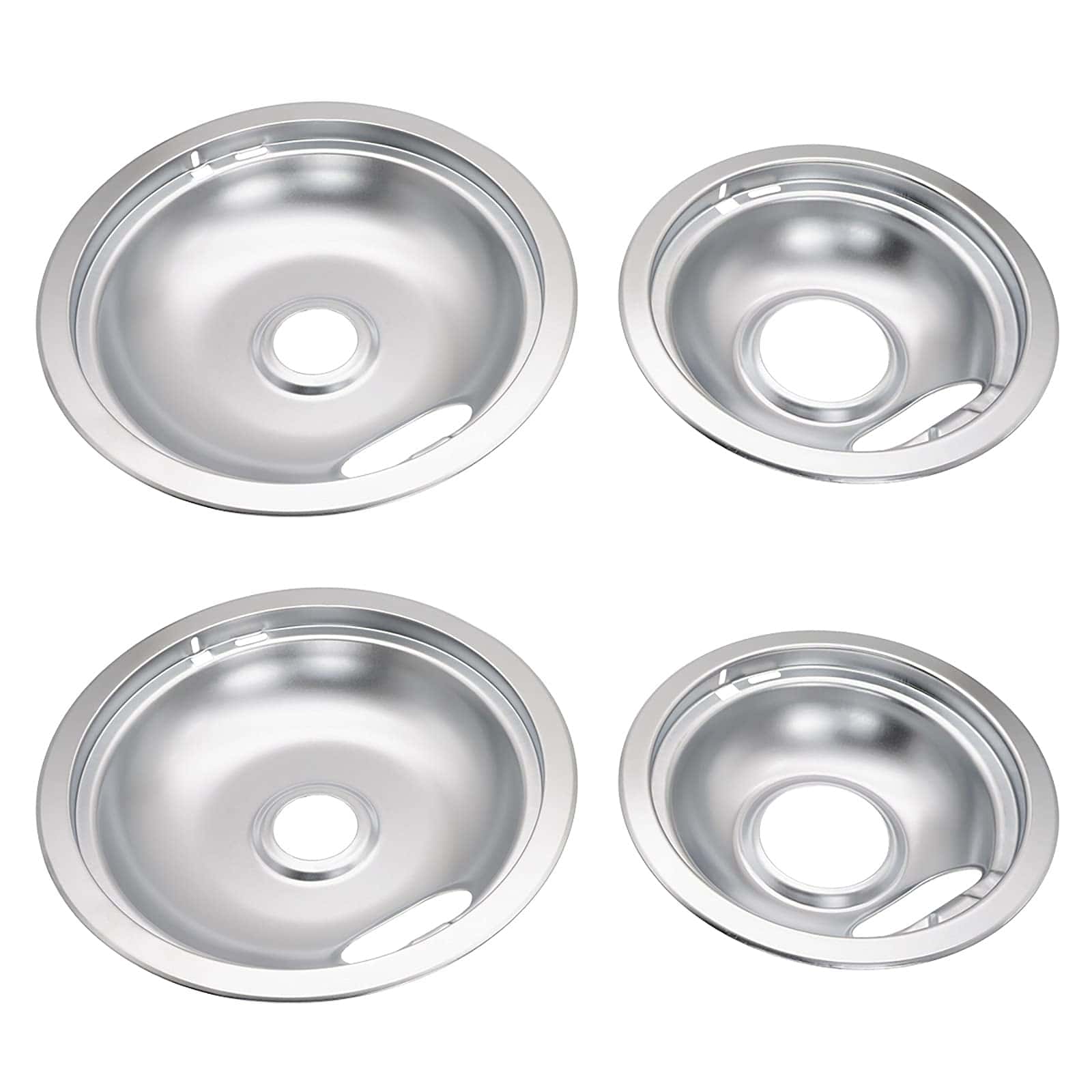 Conjunto de bandejas de goteo cromadas Siwdoy W10196405 y