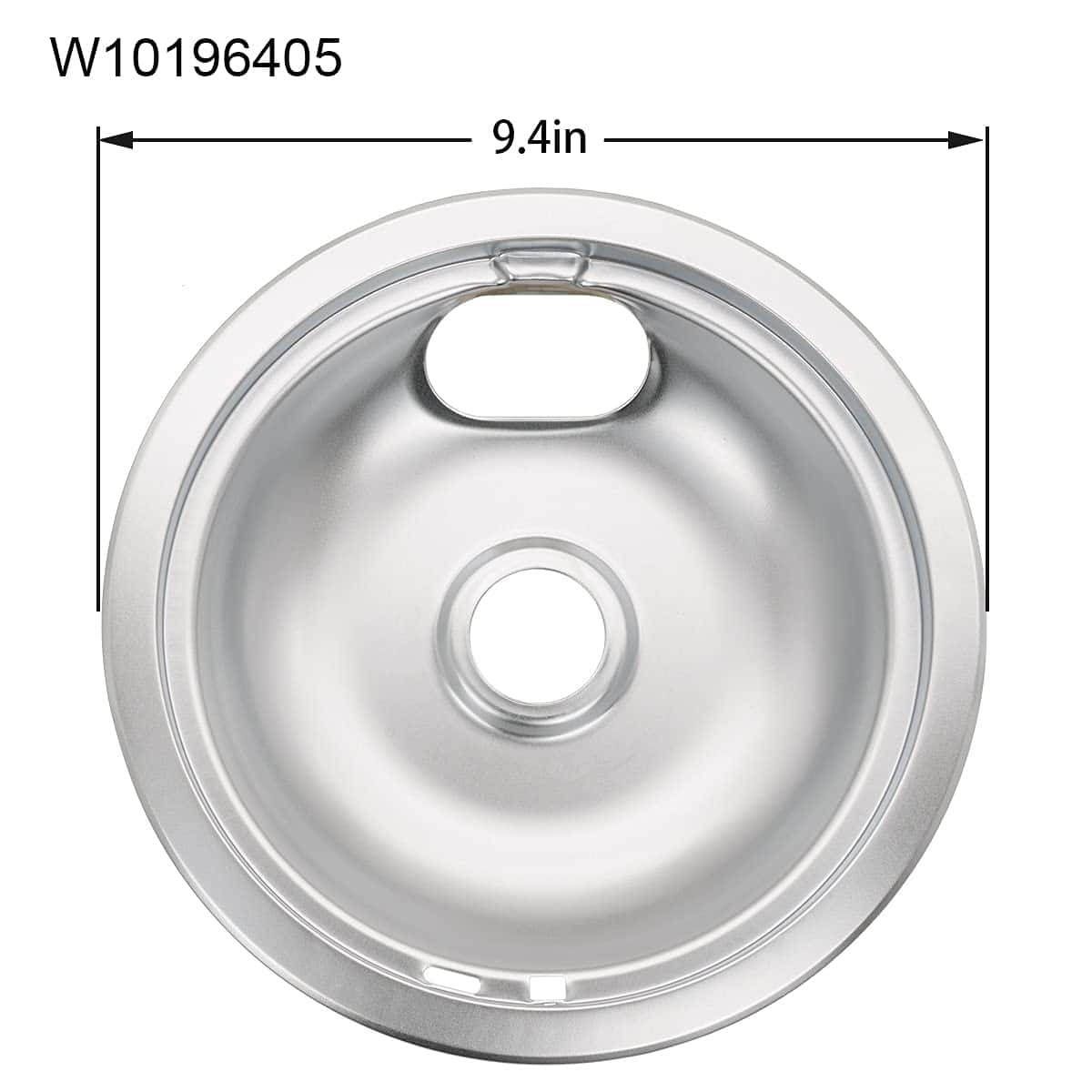 Conjunto de bandejas de goteo de cromo Siwdoy W10196405 y - Imagen 4