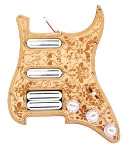 Set de Pickguard precableado SSH de 3 capas Alnicov con