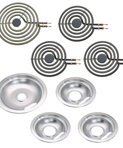 Siwdoy W10196405 W10196406 Set de sartenes cromadas y