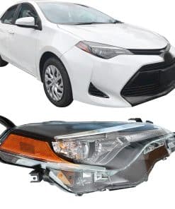 Faro derecho de repuesto para modelos Toyota Corolla LE Eco