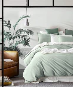 Set de Funda de Edredón de Algodón Lavado a Piedra Listo