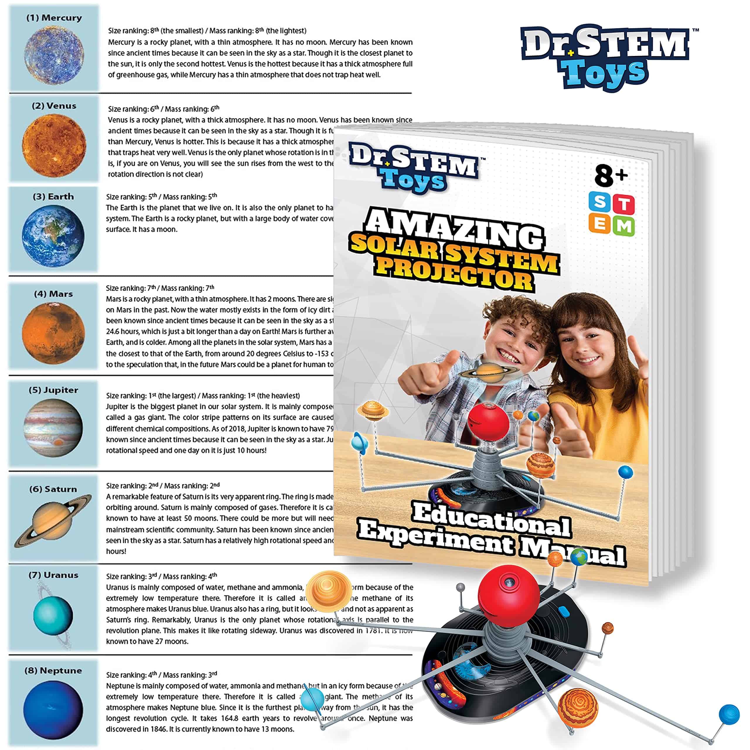 Kit proyector del sistema solar Dr. STEM Toys - Modelo de - Imagen 6