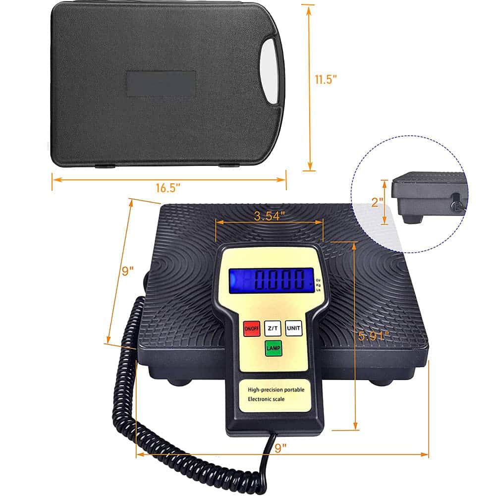 Balanza de Refrigerante RCS-220LB de Alta Precisión A/C - Imagen 4