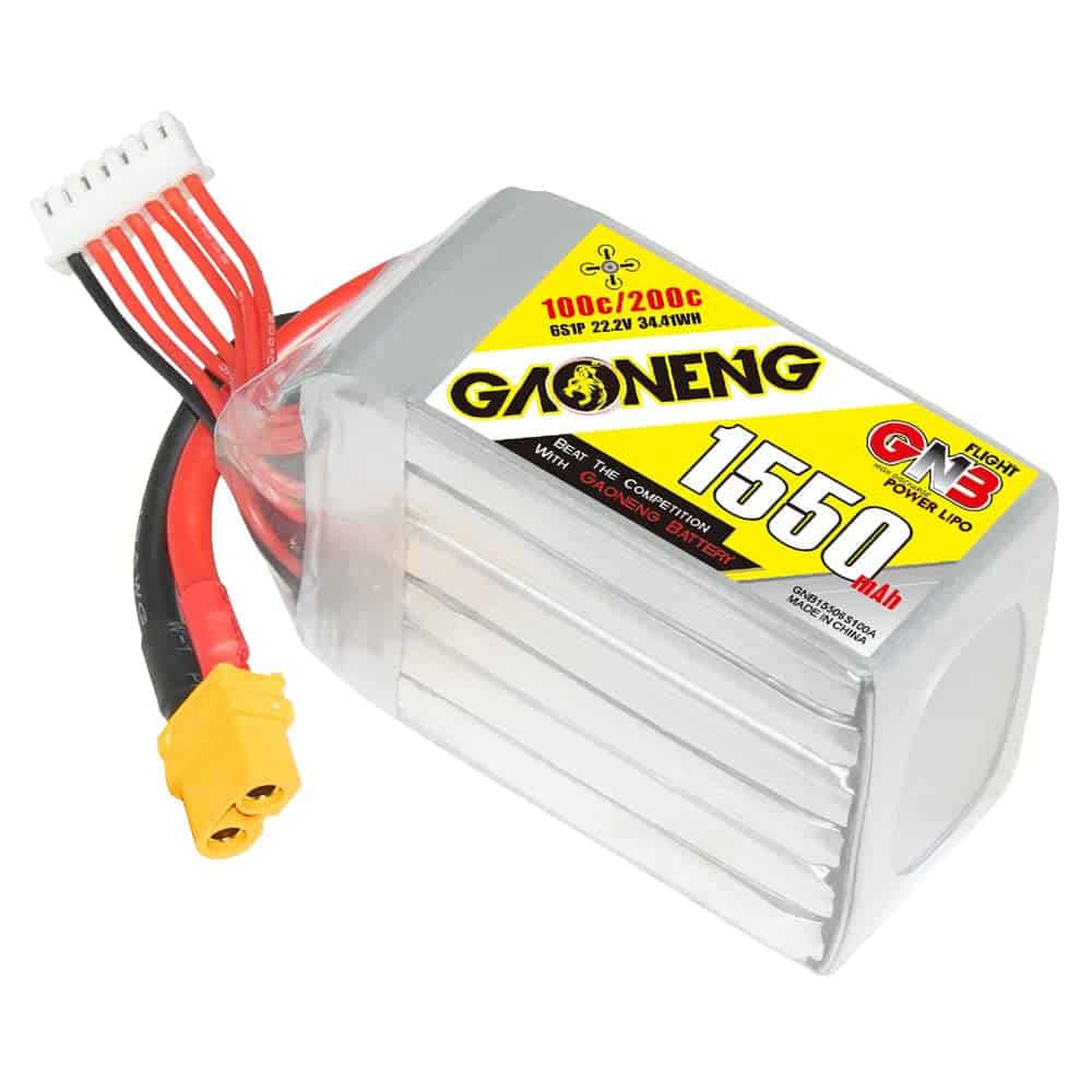 Batería LiPo GAONENG GNB 1550mAh 6S 22.2V con Conector XT60