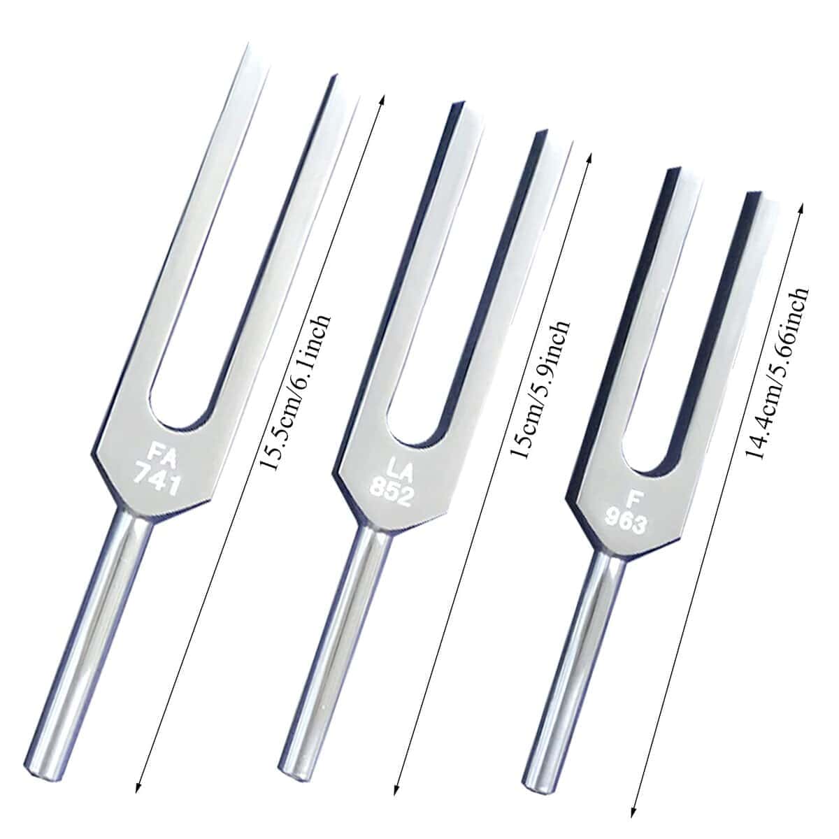 Juego de 9 Diapasones Solfeggio (Plata), Diapasones de - Imagen 5