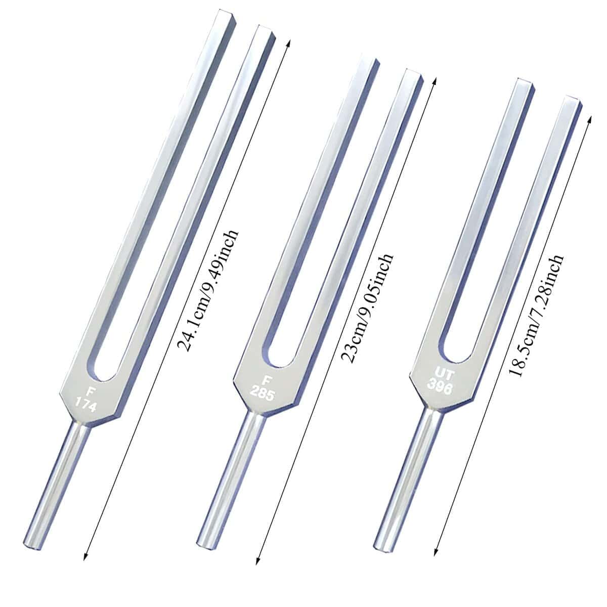 Juego de 9 Diapasones Solfeggio (Plata), Diapasones de - Imagen 3