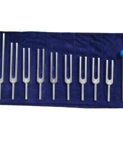 Juego de 9 Diapasones Solfeggio (Plata), Diapasones de