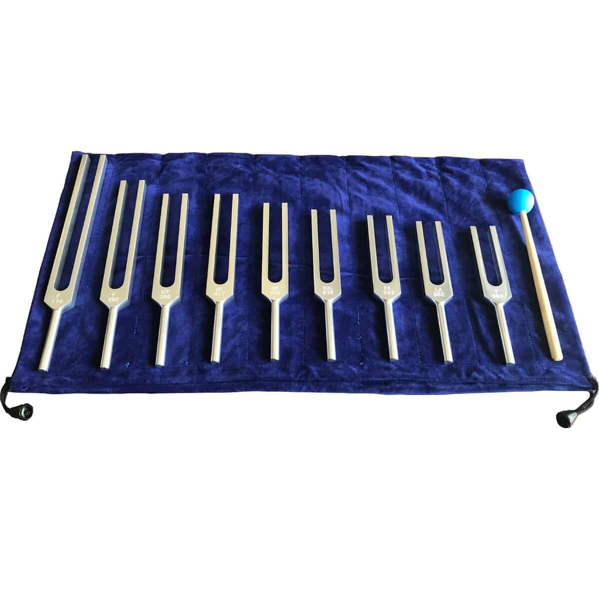 Juego de 9 Diapasones Solfeggio (Plata), Diapasones de - Imagen 8