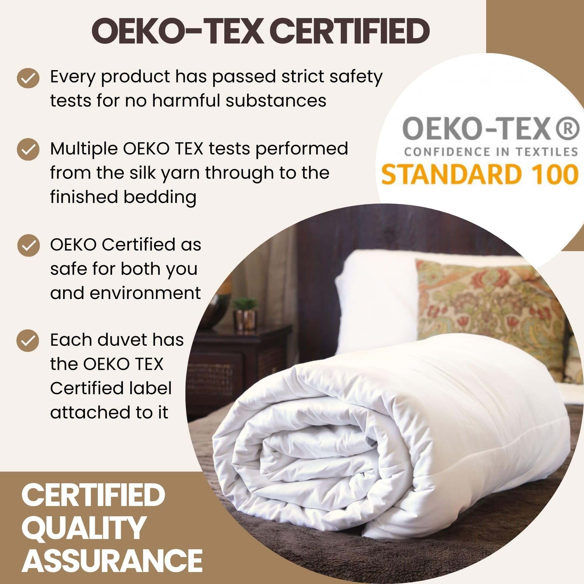 Edredón Relleno de Seda Premium de Silk Bedding Direct. - Imagen 5