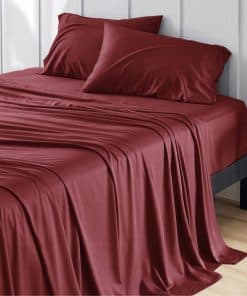 Juego de sábanas Bedsure Queen, derivado de bambú, Juego de