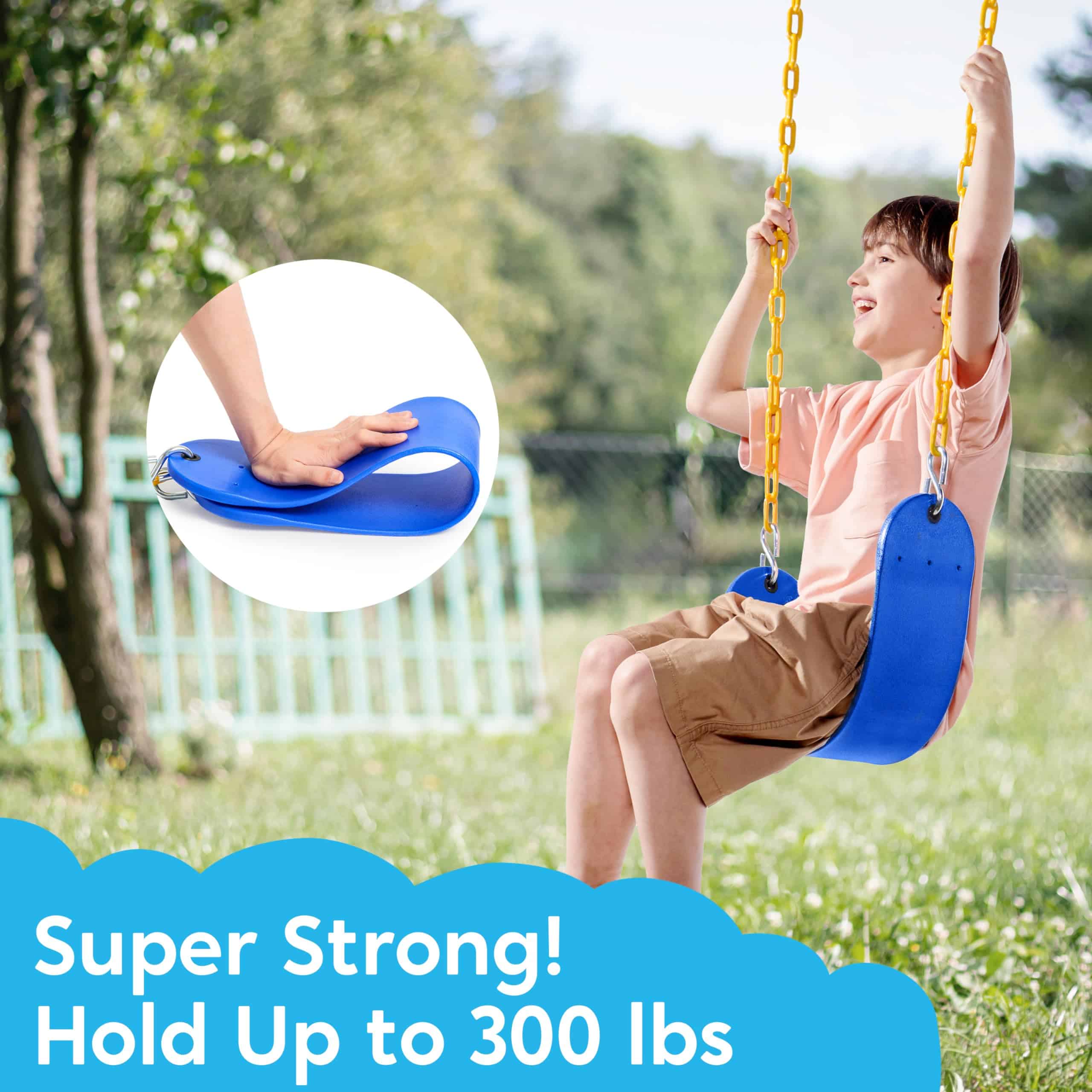 TURFEE 2 Pack Columpio para Juegos al Aire Libre, Kit de - Imagen 3