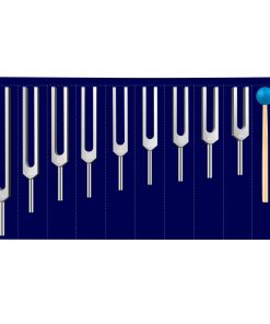 Conjunto de diapasón Solfeggio TENFLY - 9 diapasones