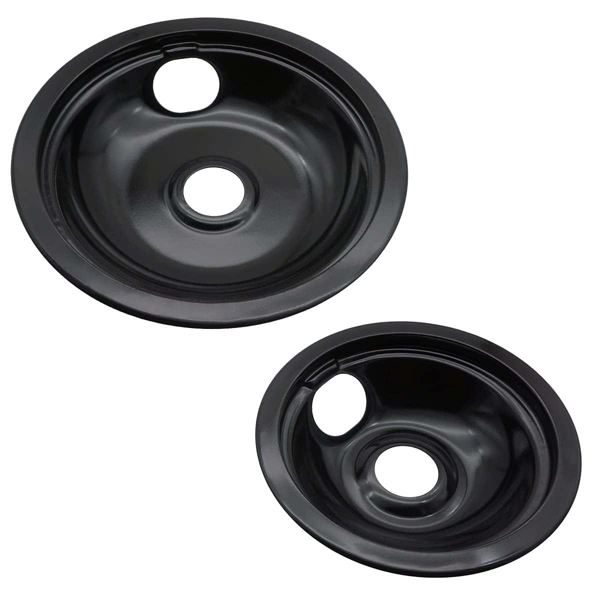 Juego de 2 bandejas de goteo de porcelana pequeñas de 6" - Imagen 4