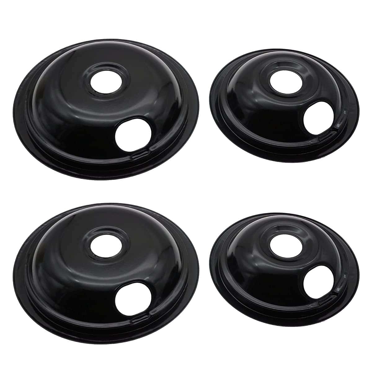 Juego de 2 bandejas de goteo de porcelana pequeñas de 6" - Imagen 3