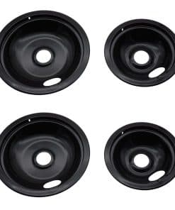 Juego de 2 bandejas de goteo de porcelana pequeñas de 6"