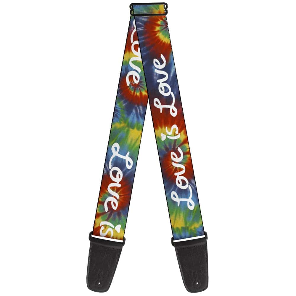 Correa para guitarra Buckle-Down Love is Love Quote BD Tie
