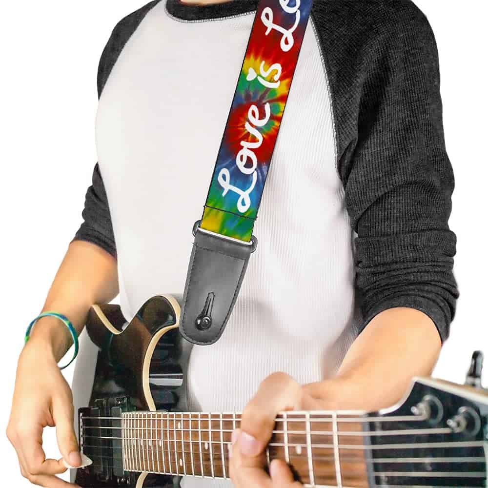 Correa para guitarra Buckle-Down Love is Love Quote BD Tie - Imagen 3
