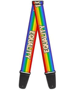 Correa para Guitarra Buckle-Down Equality Stripe Rainbow