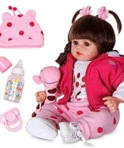 DOLLHOOD Muñeca Reborn - Muñeca Realista de 18 Pulgadas con