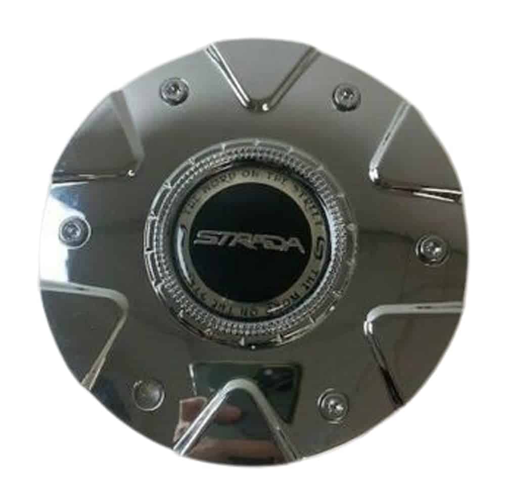 Tapa central de rueda cromada Strada Dolce Wheels S19
