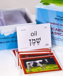 Tarjetas de Vocabulario Breakthrough Chinuch Climbing Har