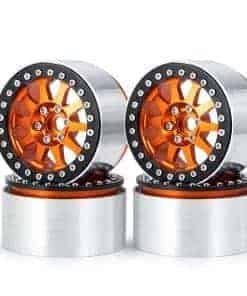 4PCS 2.2 Inch Metal Wheel Rim Beadlock Wheel Hub for 1:10