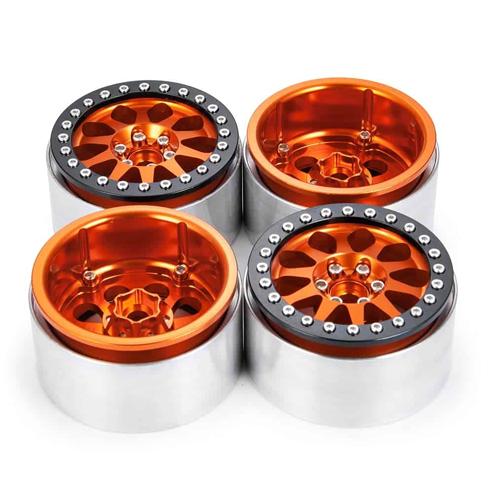 4PCS 2.2 Inch Metal Wheel Rim Beadlock Wheel Hub for 1:10 - Imagen 7