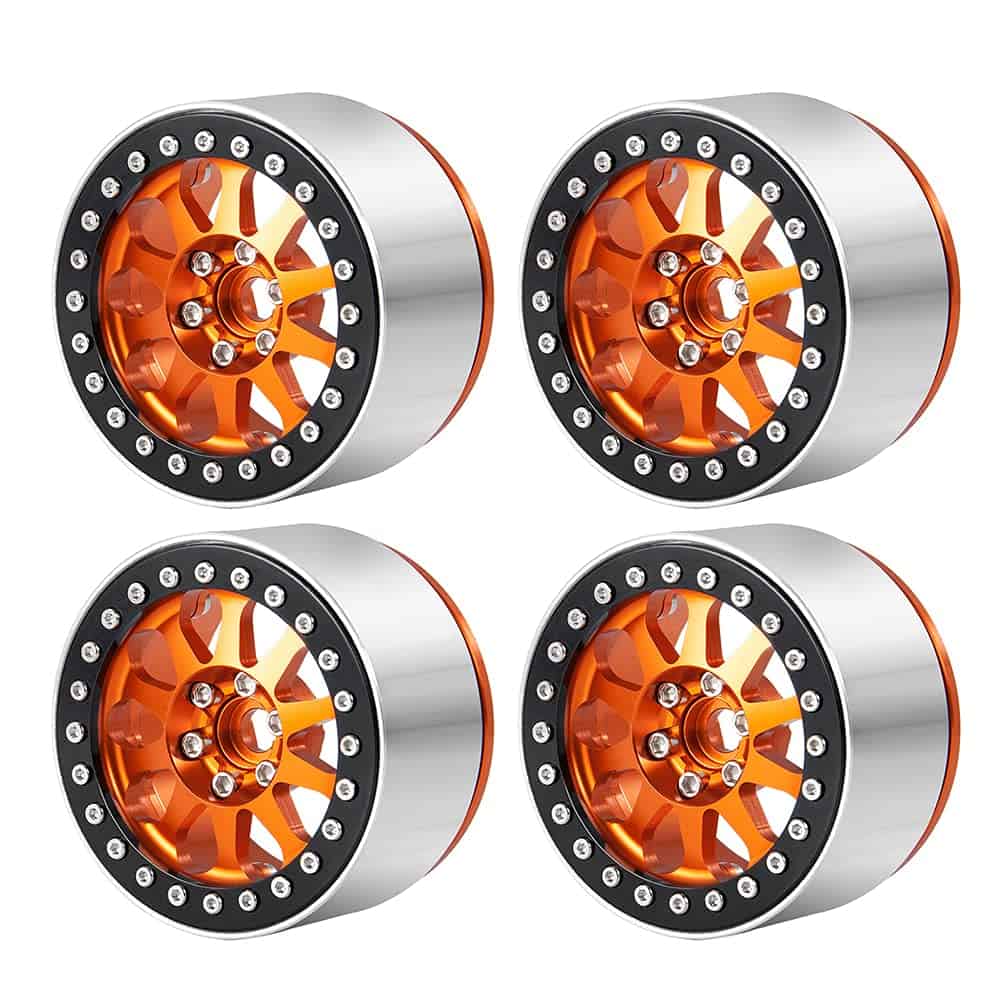 4PCS 2.2 Inch Metal Wheel Rim Beadlock Wheel Hub for 1:10 - Imagen 8