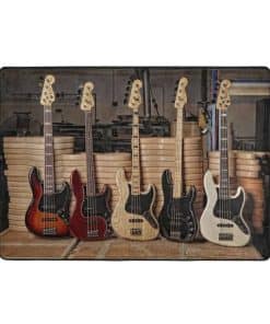 Tapetes de área Guitarra Bajo Música Instrumentos Musicales