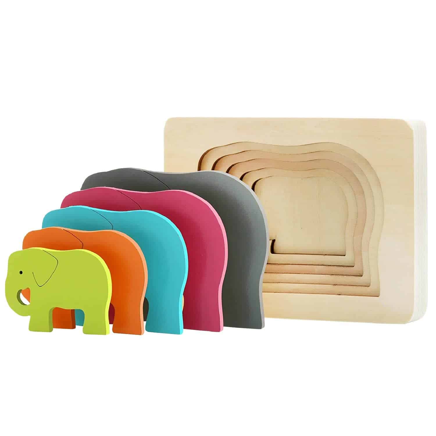 Puzzles de Madera TEKOR (4) Multi-Capas | Rompecabezas de - Imagen 10