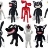 POPRORE 10 PCS Peluches de Siren Head Familia Portrait