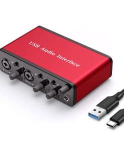 Interfaz de Audio Y.D.F con Pre-amplificadores de Micrófono