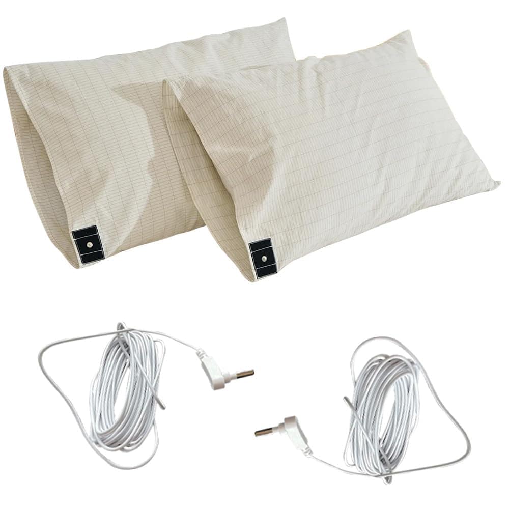 Funda de Almohada de Tierra Conectada, 2 Piezas, con Cable