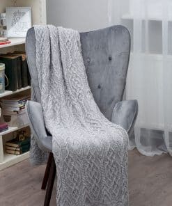 Manta de Lana SAOL para Cama y Sofá Súper Suave y Acogedora