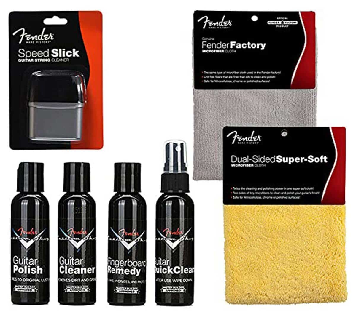 Kit de Cuidado de Guitarra Fender Super Bundle con