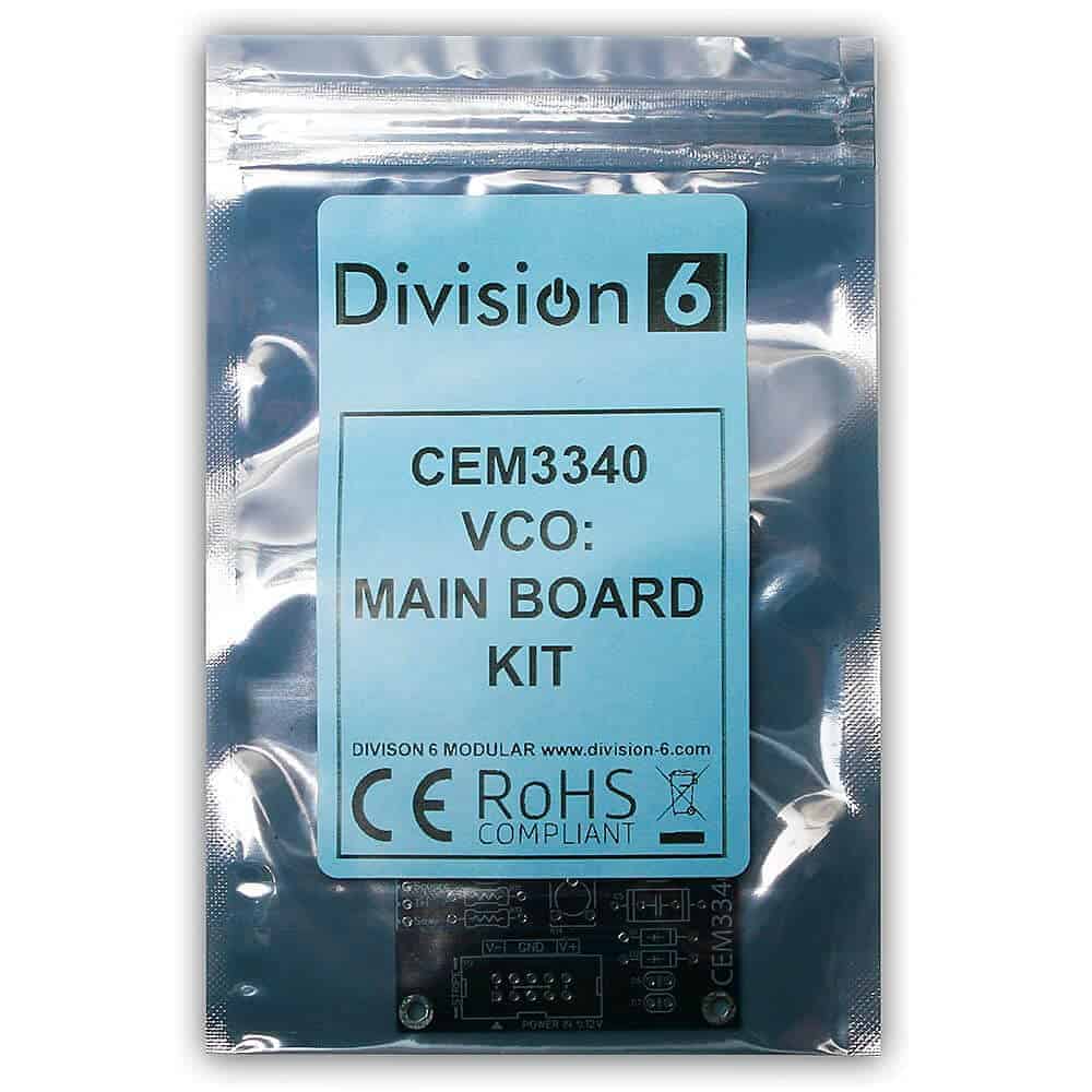 Kit de Placa Principal del Oscilador VCO Division 6 CEM3340