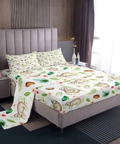 Juego de sábanas de perezoso tamaño queen Juego de cama de