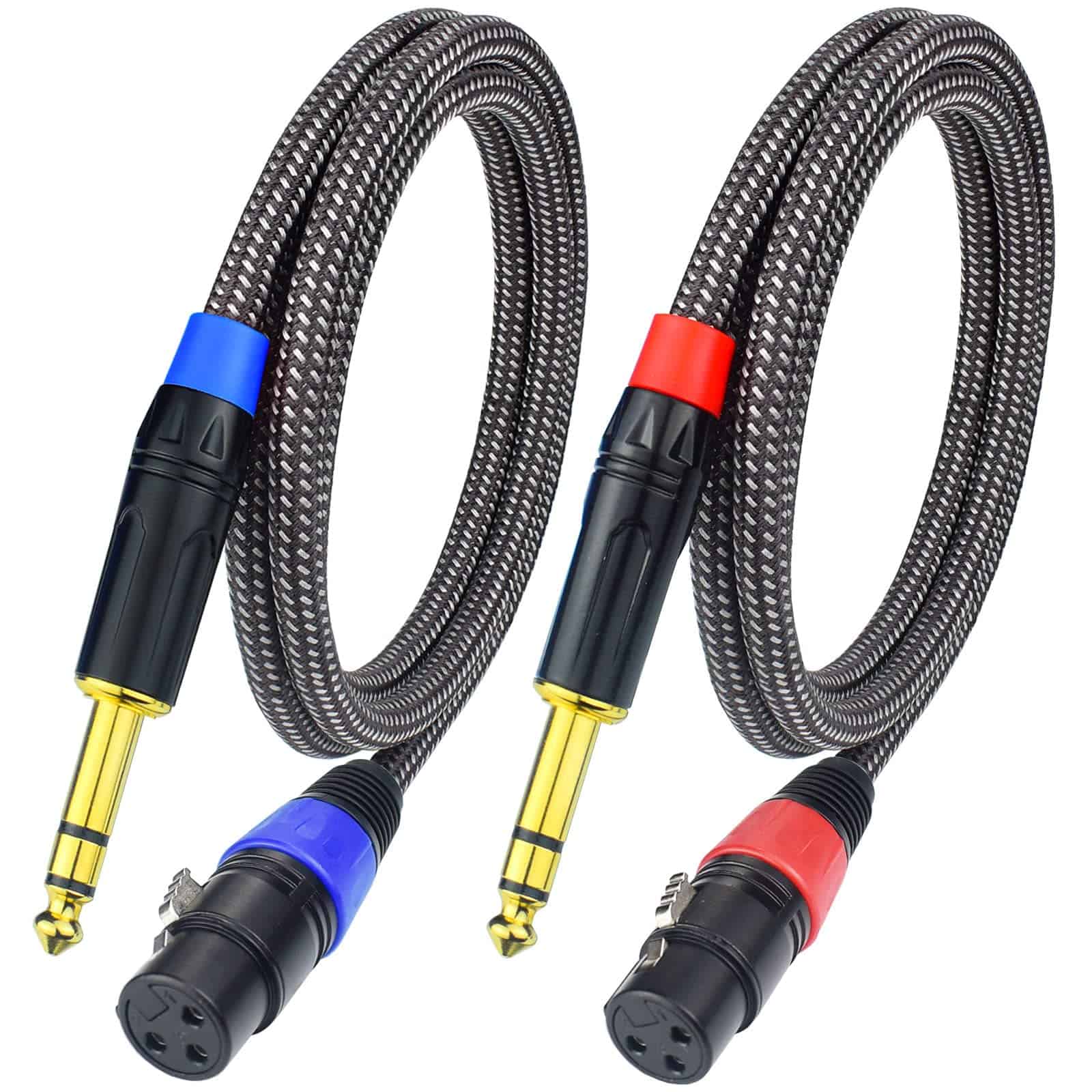 Cable de Micrófono Balanceado Ihurllu 1/4" TRS a XLR