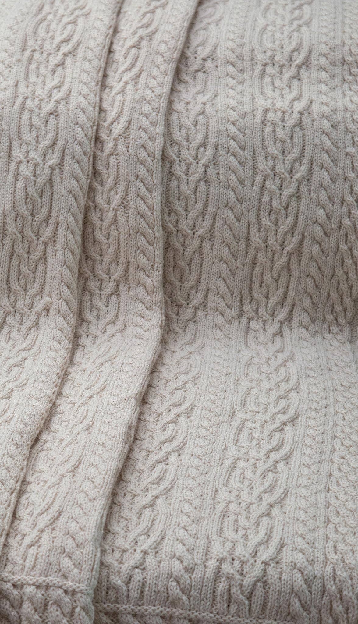 SAOL Corredor de Cama de Punto Hecho de Suave Mezcla Aran - Imagen 3