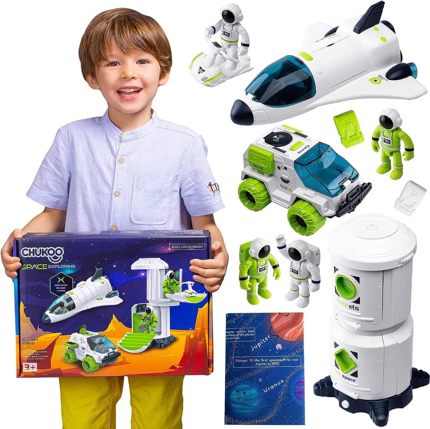 Juguetes Espaciales CHUKOO para Niños 3 4 5 6 7 8,