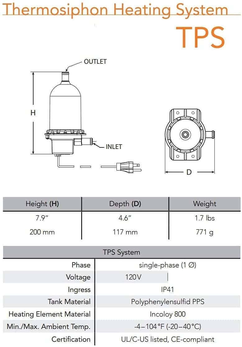 Calentador de Motor HOTSTART TPS151GT10-000 - Calentador de - Imagen 8