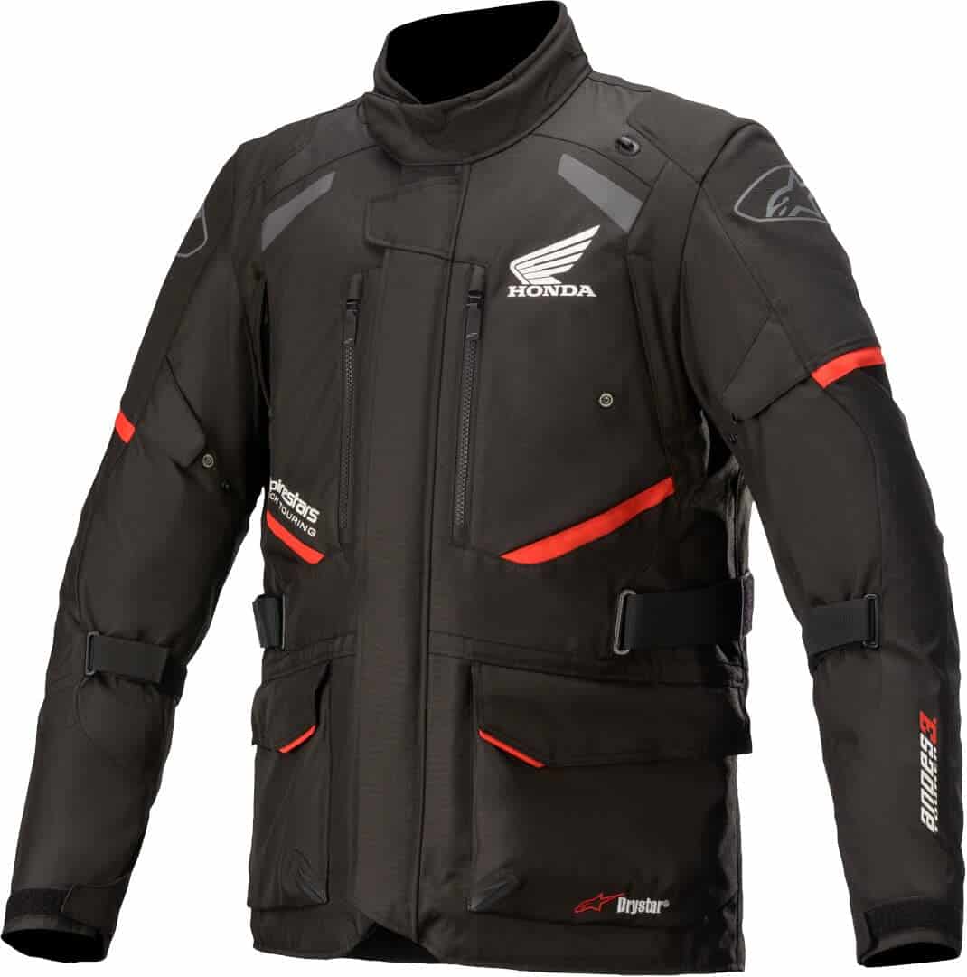 Chamarra Alpinestars Honda Andes v3 (GRANDE) (NEGRO)