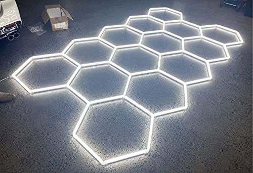 Luces de techo LED hexagonales para garaje NC DIY para - Imagen 4